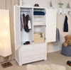 Picture of Nutkin Childrens Double Wardrobe With Drawers