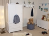 Picture of Nutkin Childrens Double Wardrobe With Drawers