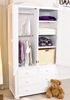 Picture of Nutkin Childrens Double Wardrobe With Drawers