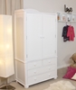 Picture of Nutkin Childrens Double Wardrobe With Drawers