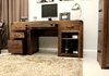 Picture of Shiro Walnut Twin Pedestal Computer Desk