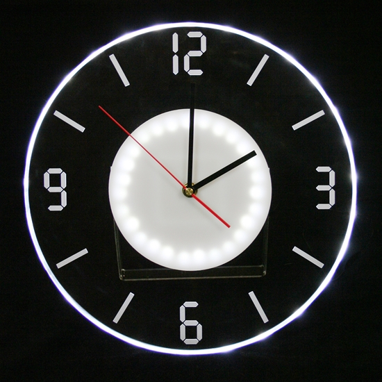 Picture of White Illuminations Clock